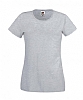 Camiseta Original Lady Fit Fruit Of The Loom - Color Gris Jaspeado